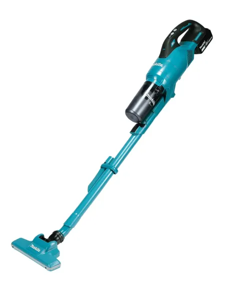 Makita DCL286FZ scopa elettrica Aspirapolvere a bastone 2 in 1 Batteria Secco Nero, Blu