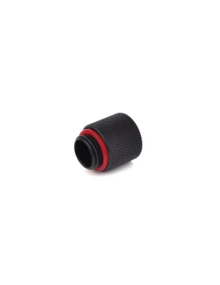Bitspower Adapter G1/4 Zoll AG auf G1/4 Zoll IG - 15mm, carbon schwarz