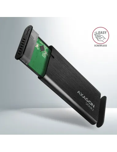 Axagon EEM2-SBC externes Gehäuse für M.2 SSDs USB-C 3.2 Gen 2 - schwarz Box esterno SSD Nero
