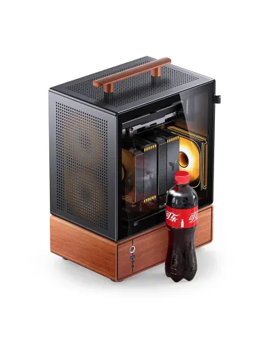 Jonsbo T7 Midi Tower Nero, Legno