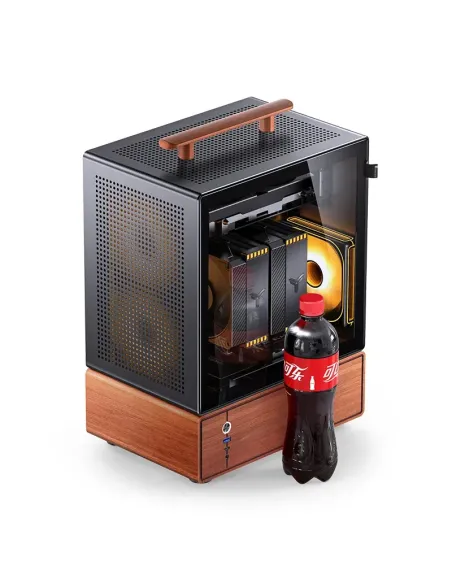 Jonsbo T7 Midi Tower Nero, Legno