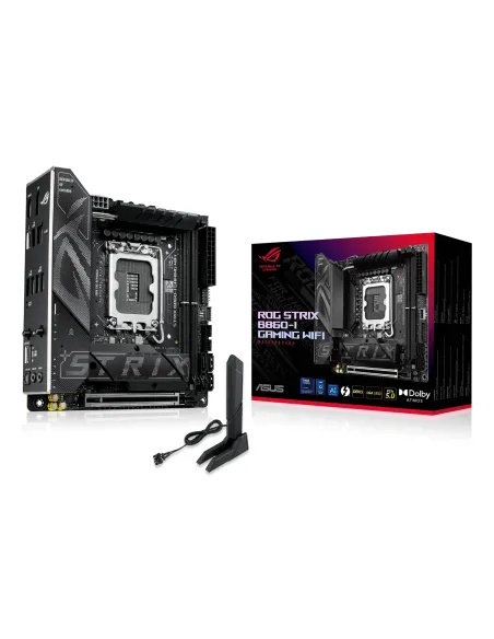 ASUS ROG STRIX B860-I GAMING WIFI Intel B860 LGA 1851 (Socket V1) mini ITX