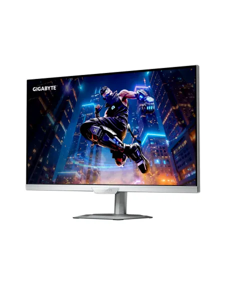 GIGABYTE M27UP ICE Monitor da gioco 27” 4K UHD - Modalità doppia (4K 160Hz o FHD 320Hz), 3840 x 2160, 1ms, 350 cd m², FreeSync