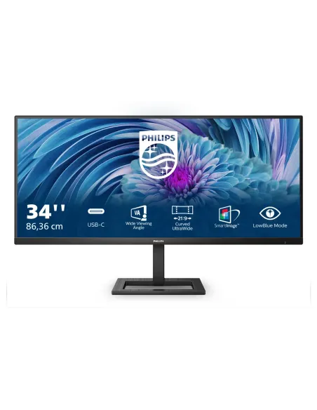 Philips E Line 346E2LAE 00 Monitor PC 86,4 cm (34") 3440 x 1440 Pixel Wide Quad HD LCD Nero