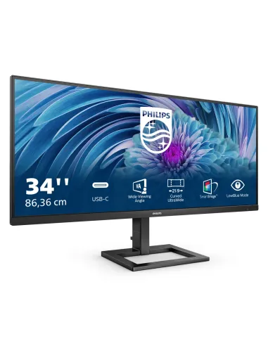 Philips E Line 346E2LAE 00 Monitor PC 86,4 cm (34") 3440 x 1440 Pixel Wide Quad HD LCD Nero