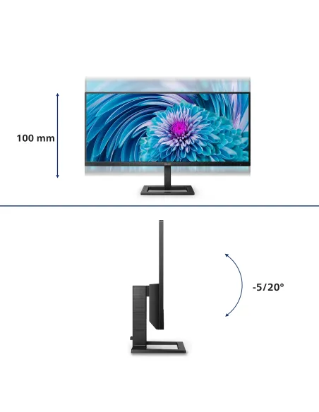 Philips E Line 346E2LAE 00 Monitor PC 86,4 cm (34") 3440 x 1440 Pixel Wide Quad HD LCD Nero