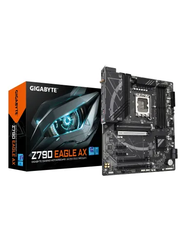 GIGABYTE Z790 EAGLE AX Scheda madre - Supporta CPU Intel Core di 14a generazione, VRM digitale a 12+1+1 fasi, fino a 7600MHz