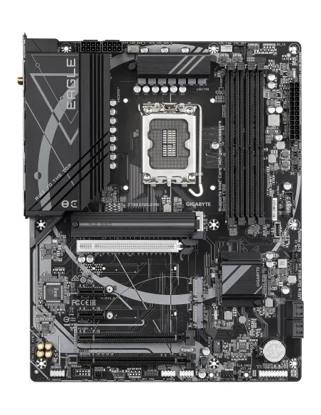 GIGABYTE Z790 EAGLE AX Scheda madre - Supporta CPU Intel Core di 14a generazione, VRM digitale a 12+1+1 fasi, fino a 7600MHz
