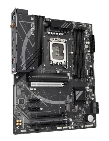 GIGABYTE Z790 EAGLE AX Scheda madre - Supporta CPU Intel Core di 14a generazione, VRM digitale a 12+1+1 fasi, fino a 7600MHz