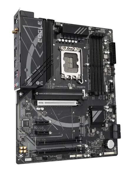 GIGABYTE Z790 EAGLE AX Scheda madre - Supporta CPU Intel Core di 14a generazione, VRM digitale a 12+1+1 fasi, fino a 7600MHz