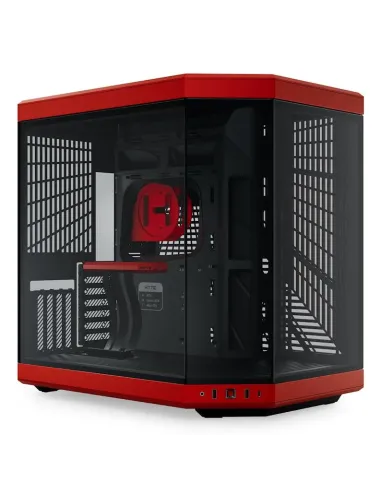 HYTE Y70 Midi Tower Nero, Rosso