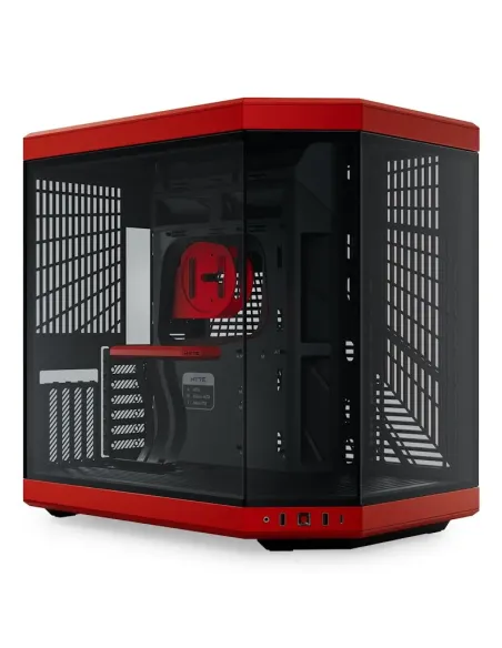 HYTE Y70 Midi Tower Nero, Rosso