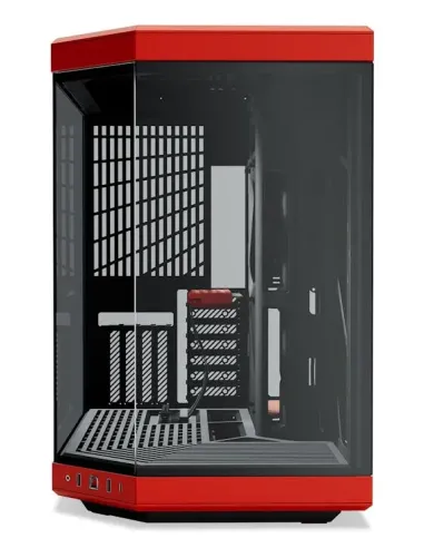 HYTE Y70 Midi Tower Nero, Rosso