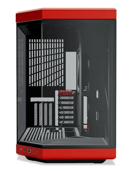 HYTE Y70 Midi Tower Nero, Rosso