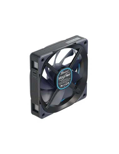 Seasonic MagFlow 3-Fan Kit Case per computer Ventilatore 12 cm Nero 3 pz