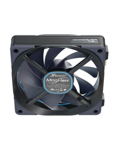 Seasonic MagFlow 3-Fan Kit Case per computer Ventilatore 12 cm Nero 3 pz