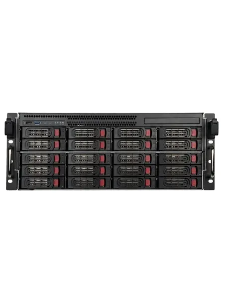Silverstone SST-RM43-320-RS contenitore di unità di archiviazione Custodia per Disco Rigido (HDD) Grigio 2.5 3.5"