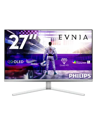 Philips Evnia 8000 27M2N8500 00 Monitor PC 67,3 cm (26.5") 2560 x 1440 Pixel Quad HD QD-OLED Bianco