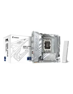 GIGABYTE B860I AORUS PRO ICE Scheda madre - CPU Intel Core Ultra, VRM a 8+1+2+1 fasi, fino a 9200MHz DDR5, 1xPCIe 5.0 + 1xPCIe
