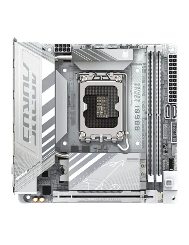 GIGABYTE B860I AORUS PRO ICE Scheda madre - CPU Intel Core Ultra, VRM a 8+1+2+1 fasi, fino a 9200MHz DDR5, 1xPCIe 5.0 + 1xPCIe