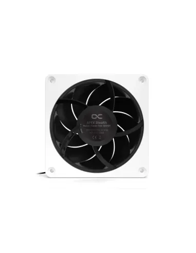 Alphacool Apex Stealth Metall Case per computer Ventilatore 12 cm Bianco 1 pz