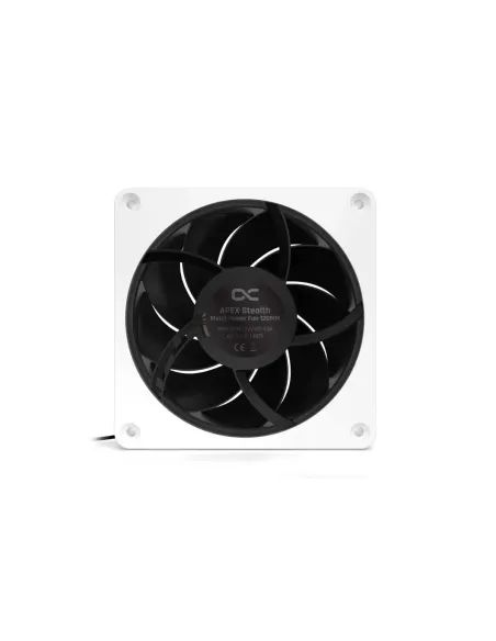 Alphacool Apex Stealth Metall Case per computer Ventilatore 12 cm Bianco 1 pz
