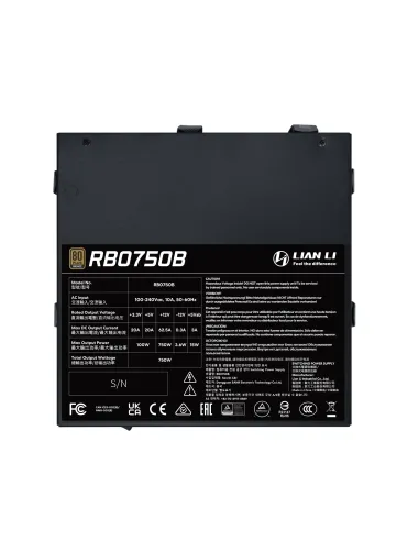 Lian Li RB0750B.B alimentatore per computer 750 W 24-pin ATX ATX Nero