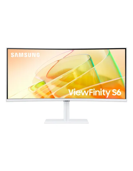 Samsung S65TC Monitor PC 86,4 cm (34") 3440 x 1440 Pixel UltraWide Quad HD LED Bianco