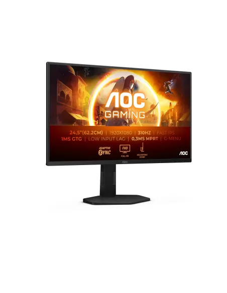 AOC G4 25G4SXU Monitor PC 62,2 cm (24.5") 1920 x 1080 Pixel Full HD LED Nero, Grigio