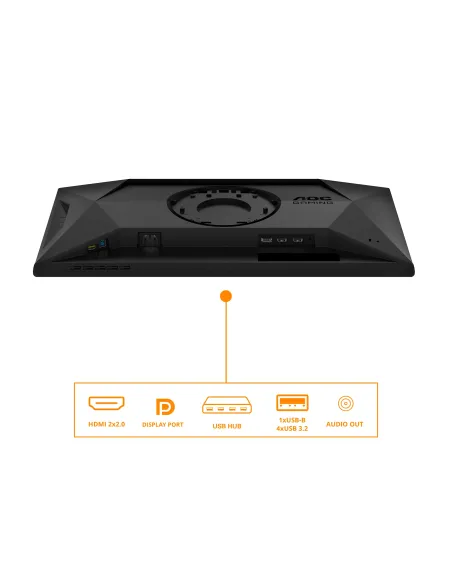 AOC G4 25G4SXU Monitor PC 62,2 cm (24.5") 1920 x 1080 Pixel Full HD LED Nero, Grigio