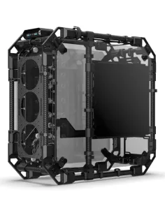 Alphacool Apex Pro Skeleton Full Tower Nero, Carbonio 2
