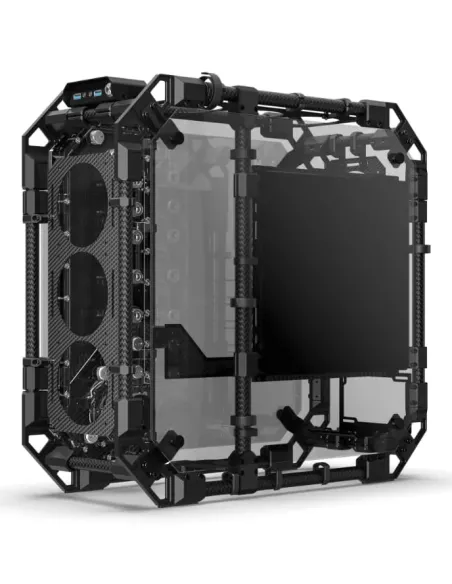 Alphacool Apex Pro Skeleton Full Tower Nero, Carbonio