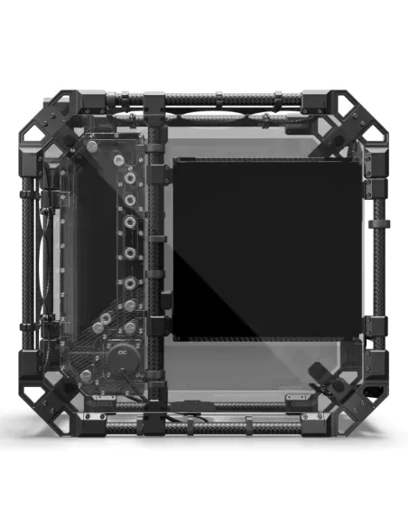 Alphacool Apex Pro Skeleton Full Tower Nero, Carbonio