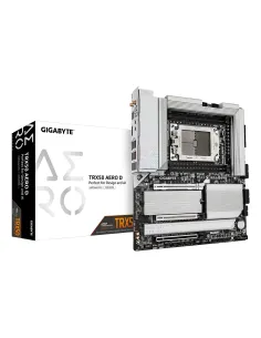 GIGABYTE TRX50 AERO D Scheda madre - Supporta AMD Ryzen Threadripper 9000 Series CPUs, 16+8+4 Phases Digital VRM, up to 7800MHz
