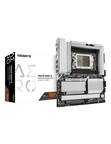 GIGABYTE TRX50 AERO D Scheda madre - Supporta AMD Ryzen Threadripper 9000 Series CPUs, 16+8+4 Phases Digital VRM, up to 7800MHz