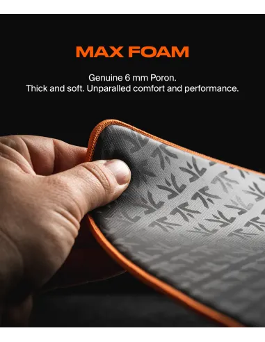 Fnatic DASH2 MAX Tappetino per mouse per gioco da computer Arancione