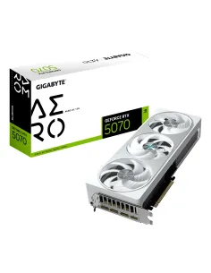 GIGABYTE GeForce RTX 5070 AERO OC 12G Scheda Grafica - 12GB GDDR7, 192 bit, PCI-E 5.0, 2625 MHz Core Clock, 3 x DP 2.1a, 1 x