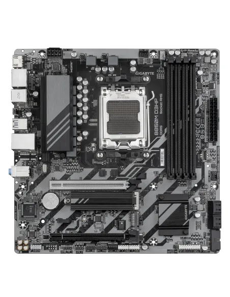 GIGABYTE B850M D3HP Scheda Madre - Processori AMD Ryzen Serie 9000, 5+2+2 fasi VRM digitali, fino a 8200MHz DDR5 (OC), 1xPCIe