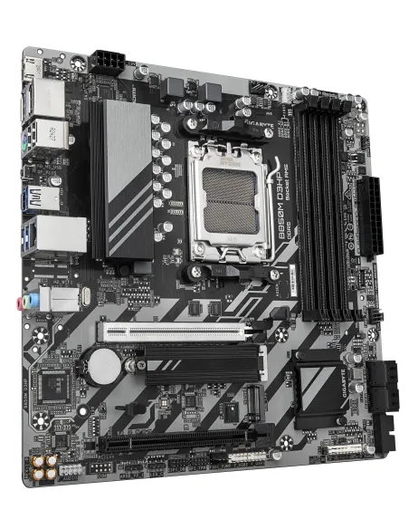 GIGABYTE B850M D3HP Scheda Madre - Processori AMD Ryzen Serie 9000, 5+2+2 fasi VRM digitali, fino a 8200MHz DDR5 (OC), 1xPCIe