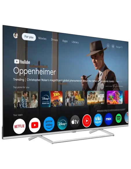 Strong SRT65UG8773C TV 165,1 cm (65") 4K Ultra HD Smart TV Wi-Fi Metallico, Argento 400 cd m²