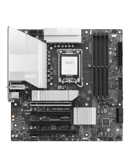 MSI PRO B860M-A WIFI scheda madre Intel B860 LGA 1851 (Socket V1) micro ATX