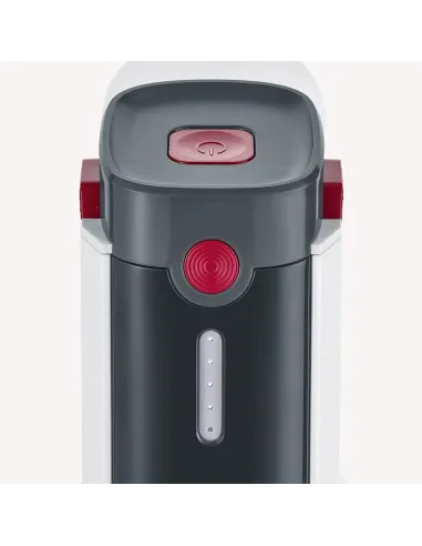 Severin HV 7166 scopa elettrica Aspirapolvere elettrica Batteria Secco HEPA Senza sacchetto 0,4 L 400 W Rosso, Bianco 2500 Ah