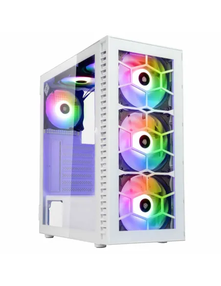 Kolink OBSERVATORY HF GLASS WHITE ARGB Midi Tower Bianco