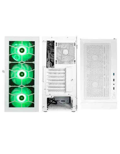 Kolink OBSERVATORY HF GLASS WHITE ARGB Midi Tower Bianco