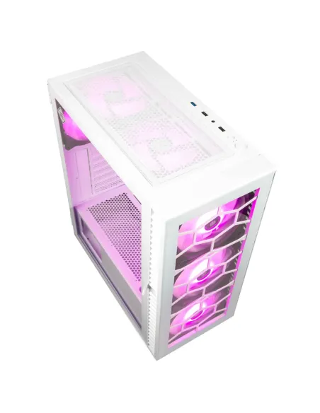 Kolink OBSERVATORY HF GLASS WHITE ARGB Midi Tower Bianco