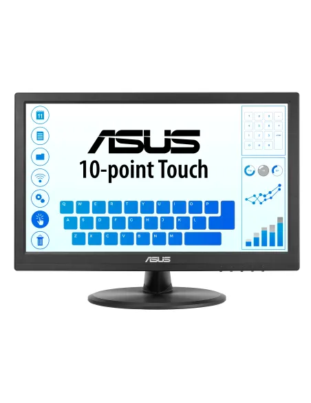 ASUS Touch VT169HE Monitor PC 39,6 cm (15.6") 1920 x 1080 Pixel Full HD LED Touch screen Da tavolo Nero
