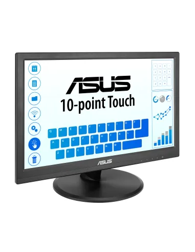ASUS Touch VT169HE Monitor PC 39,6 cm (15.6") 1920 x 1080 Pixel Full HD LED Touch screen Da tavolo Nero