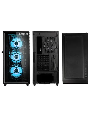 Kolink Observatory Y AMD SE ARGB Midi Tower Nero, Trasparente