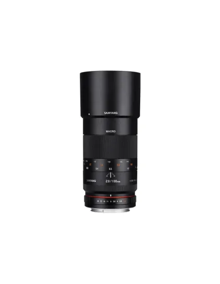 Samyang 100mm F2.8 ED UMC MACRO MILC Obiettivo con messa a fuoco fissa Nero