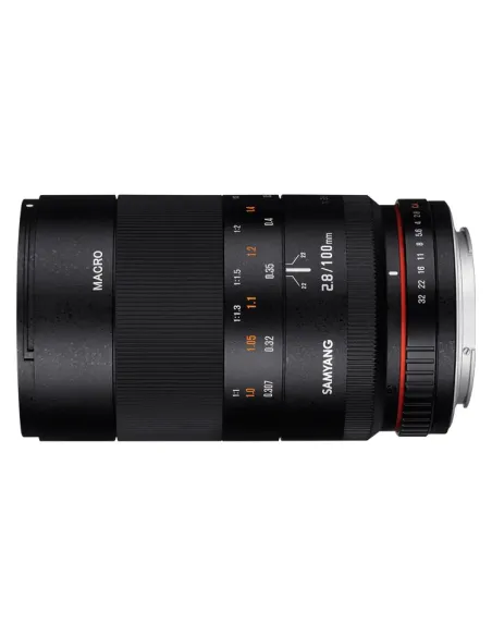 Samyang 100mm F2.8 ED UMC MACRO MILC Obiettivo con messa a fuoco fissa Nero